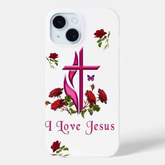 Ik hou van Jezus Case-Mate iPhone Case (Achterkant)