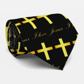 Ik hou van Jezus Christelijk Stropdas (Opgerold)
