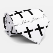 Ik hou van Jezus Christelijk Stropdas (Opgerold)