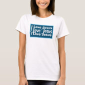 Ik hou van Jezus Christelijk T-shirt (Voorkant)