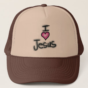 Ik hou van Jezus Christelijke dames Trucker Pet