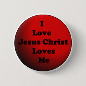 Ik hou van Jezus Christus Button (Voorkant)