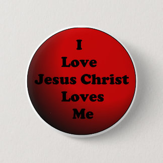 Ik hou van Jezus Christus Button