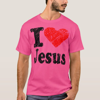 Ik hou van Jezus Christus Christelijke citaat n Ki T-shirt
