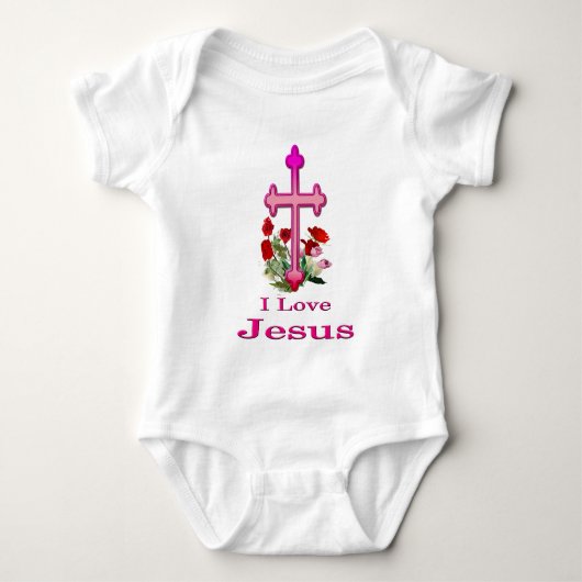 Ik hou van Jezus design 2 Romper (Voorkant)