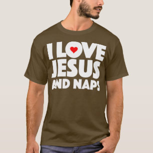 Ik hou van Jezus en dutjes Religieuze Kerk T-shirt