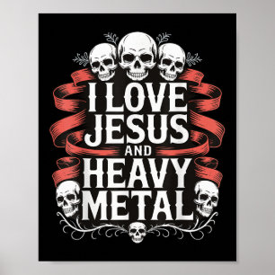 Ik hou van Jezus en heavy metal _7 Poster