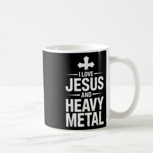 Ik hou van Jezus en Heavy Metal _8 Koffiemok