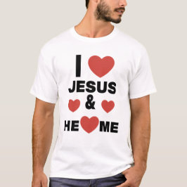 IK HOU VAN JEZUS EN HIJ HOUDT VAN MIJ T-SHIRT