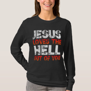 Ik hou van Jezus en Jezus houdt van jou. T-shirt