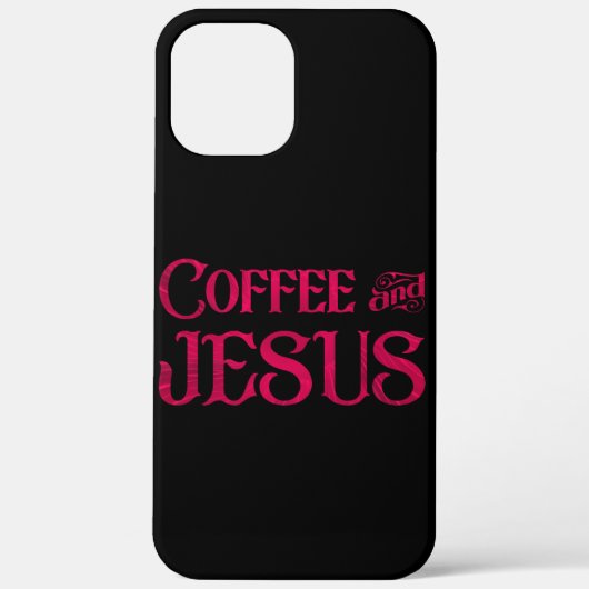 Ik hou van Jezus en koffie Case-Mate iPhone Case (Achterkant)
