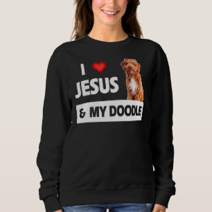 Ik hou van Jezus en mijn hond van mama pa Pet Pare Trui
