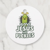 Ik hou van Jezus en Pickles Bedankjes Labels (Achterkant)