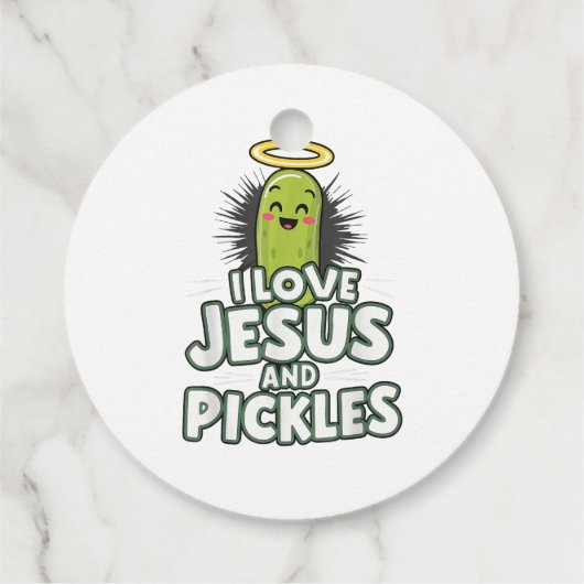 Ik hou van Jezus en Pickles Bedankjes Labels (Achterkant)