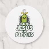 Ik hou van Jezus en Pickles Bedankjes Labels (Voorkant)