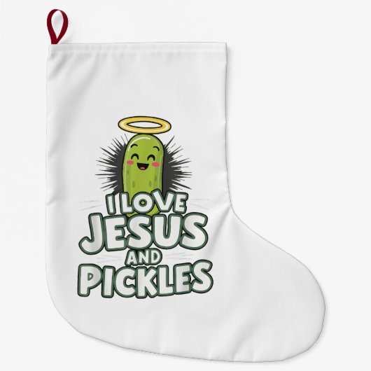 Ik hou van Jezus en Pickles Grote Kerstsok (Voorkant)