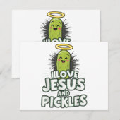 Ik hou van Jezus en Pickles Informatiekaartje (Voorkant / Achterkant)