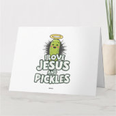 Ik hou van Jezus en Pickles Kaart (Achterkant)