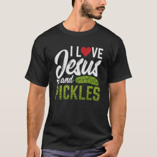Ik hou van Jezus en Pickles T-shirt