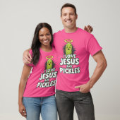Ik hou van Jezus en Pickles T-shirt (Unisex)