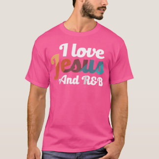 Ik hou van Jezus en RB aanbidden evangelie spiritu T-shirt