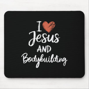 Ik hou van Jezus en van bodybuilding, Christelijke Muismat