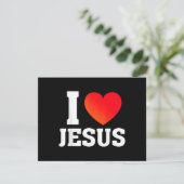 Ik hou van Jezus Feestdagenkaart (Staand voorkant)