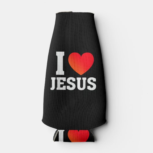 Ik hou van Jezus Flesjeskoeler (Voorkant)