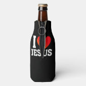 Ik hou van Jezus Flesjeskoeler (Fles Achterkant)