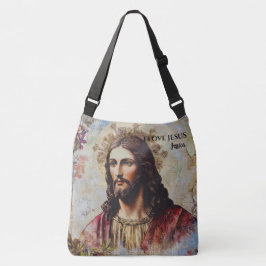 Ik hou van Jezus gepersonaliseerde naam Crossbody Tas