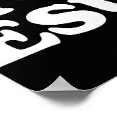 Ik hou van Jezus - Heart T-ShirtKenmerkt een rood Poster (Hoek)