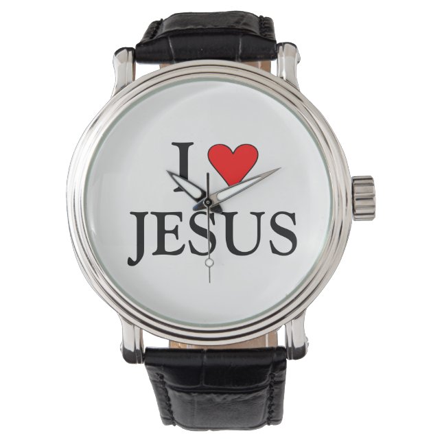 Ik hou van Jezus Horloge (Voorkant)