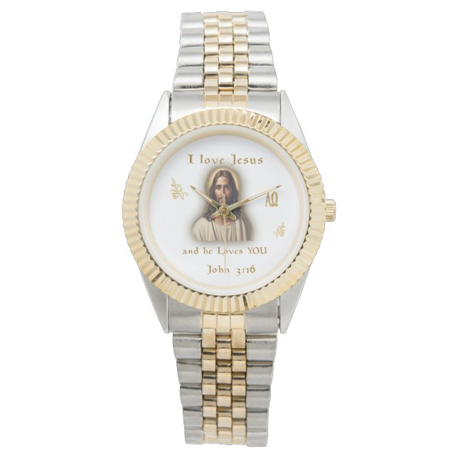 Ik hou van Jezus Horloge (Voorkant)