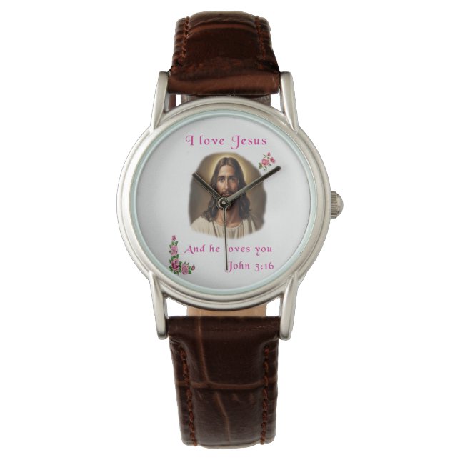 Ik hou van Jezus Horloge (Voorkant)