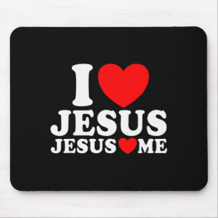 Ik hou van Jezus Jezus houdt van mij Christelijk g Muismat
