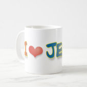Ik hou van Jezus Koffiemok (Voorkant links)