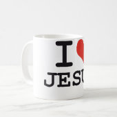 Ik hou van Jezus Koffiemok (Voorkant links)
