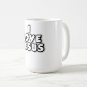 Ik hou van Jezus Koffiemok (Voorkant rechts)