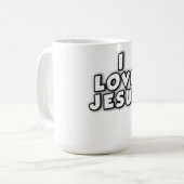 Ik hou van Jezus Koffiemok (Voorkant links)