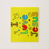 Ik hou van Jezus Legpuzzel (Verticaal)