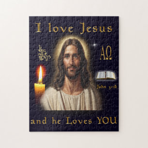 Ik hou van Jezus Legpuzzel