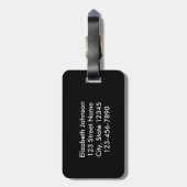 Ik hou van Jezus [maar ik heb een beetje gepraat] Bagagelabel (Achterkant verticaal)