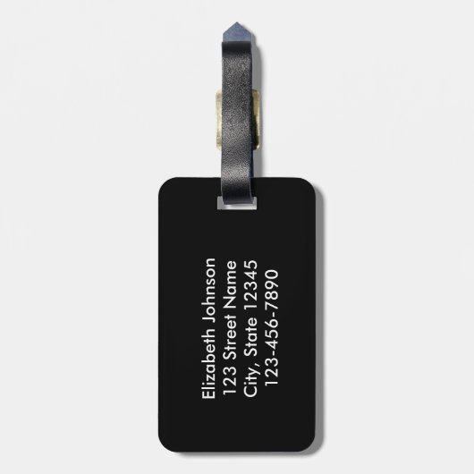 Ik hou van Jezus [maar ik heb een beetje gepraat] Bagagelabel (Achterkant verticaal)