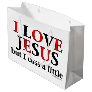 Ik hou van Jezus [maar ik heb een beetje gepraat] Groot Cadeauzakje