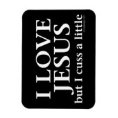 Ik hou van Jezus [maar ik heb een beetje gepraat] Magneet (Verticaal)
