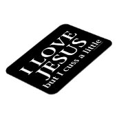 Ik hou van Jezus [maar ik heb een beetje gepraat] Magneet (Linkerzijde)