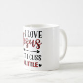 Ik hou van Jezus, maar ik heb een beetje Koffiemok (Voorkant rechts)