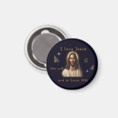 Ik hou van Jezus Magneet (Voorkant / Achterkant)