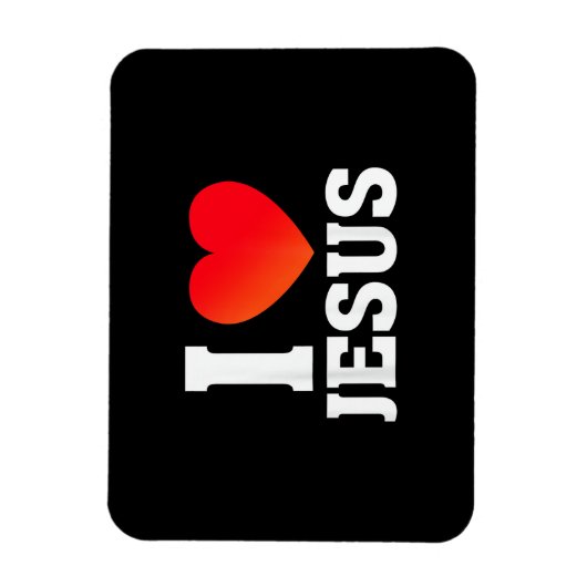 Ik hou van Jezus Magneet (Verticaal)