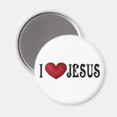 Ik hou van Jezus Magnet (Voorkant / Achterkant)